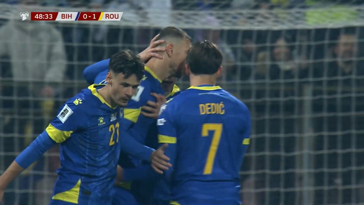 گل اول بوسنی به رومانی (ادین ژکو)