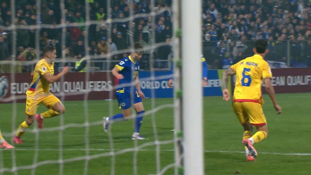 گل دوم بوسنی به رومانی (سوپرگل بایراکتارویچ)