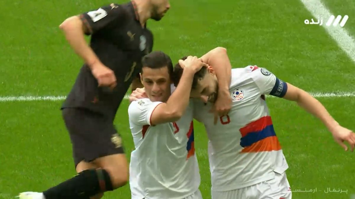 گل اول ارمنستان به پرتغال (اسپرتسیان)