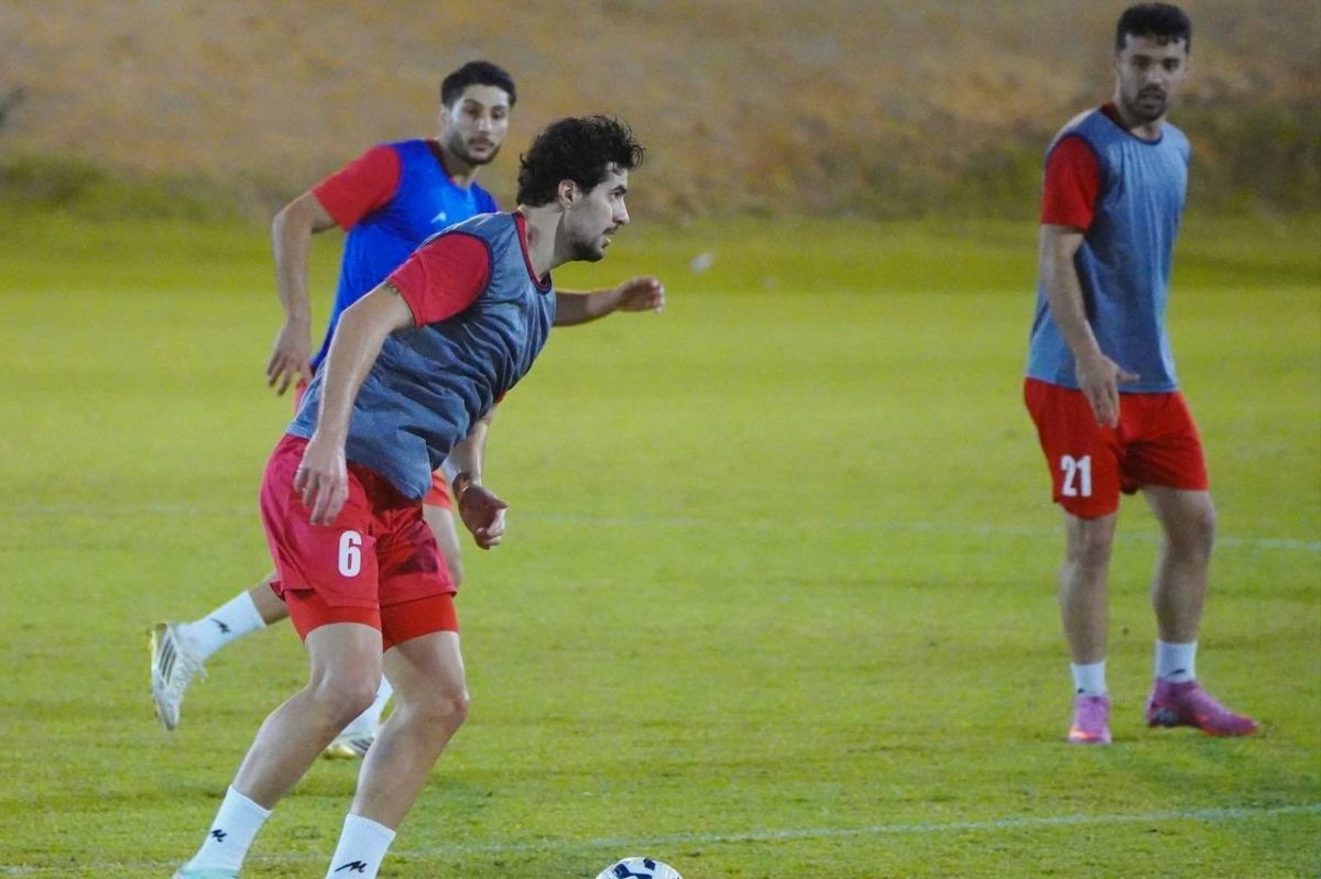 تمرین شاداب تاکتیکی تیم ملی در العین/ محبی جایگزین محبی شد