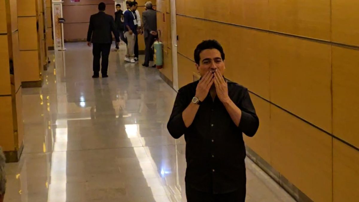 حضور همایون شجریان در اختتامیه دومین جشنواره ۲۵ تولیدات هنری