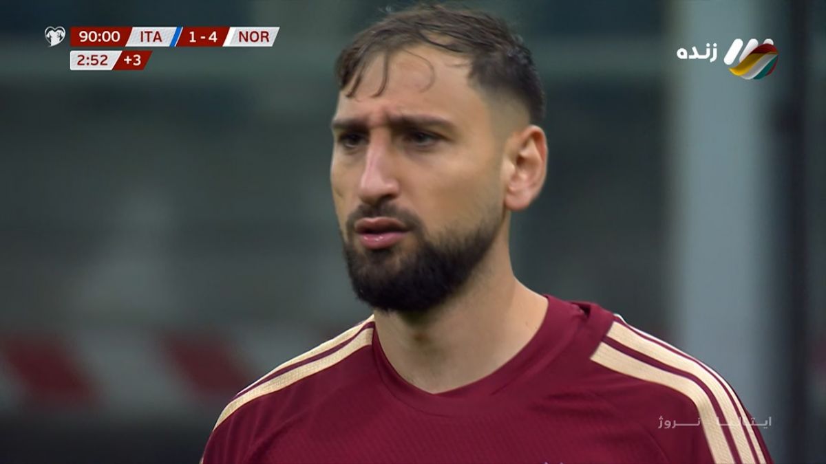 گل چهارم نروژ به ایتالیا (ینس لارسن)