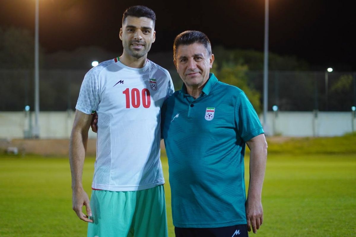 پیراهن «یکصد» بر تن طارمی