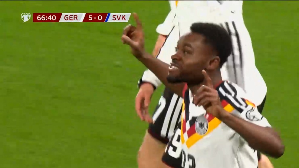 گل پنجم آلمان به اسلواکی (ریدل باکو)