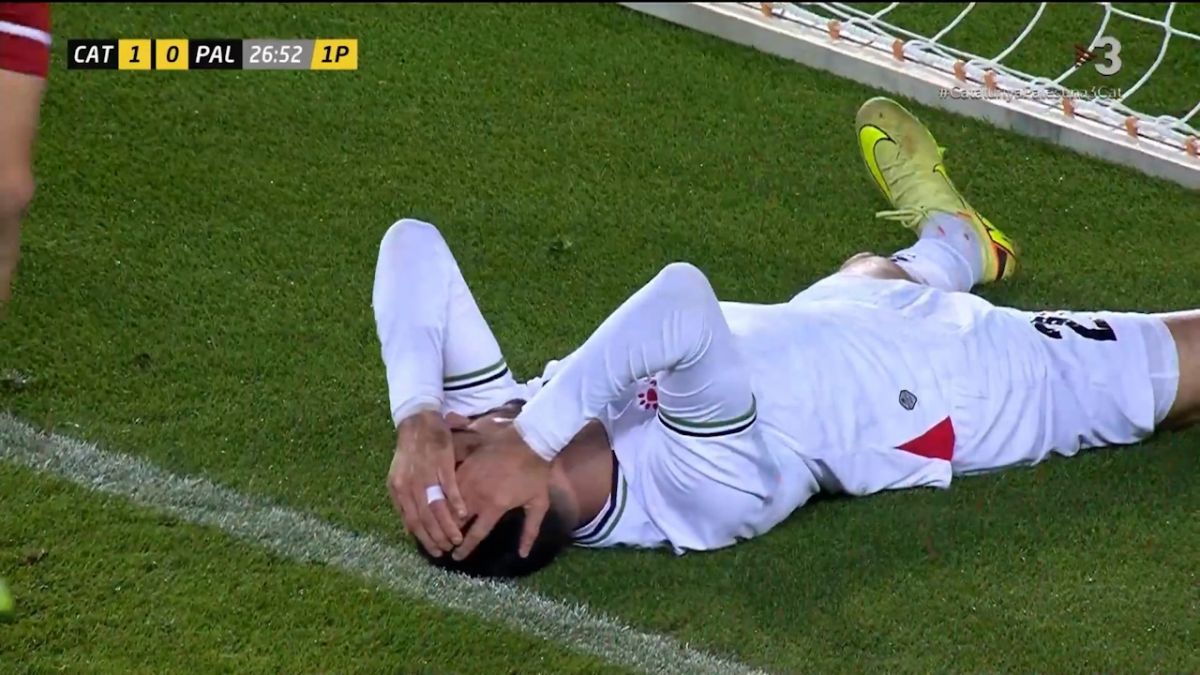 گل دوم کاتالونیا به فلسطین (گل به خودی)