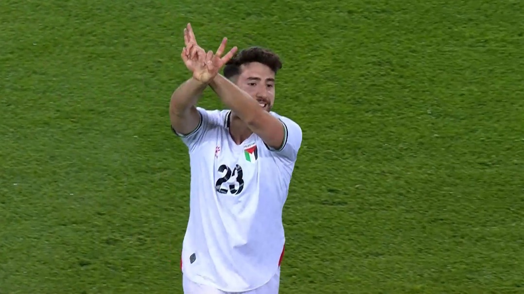 گل اول فلسطین به کاتالونیا