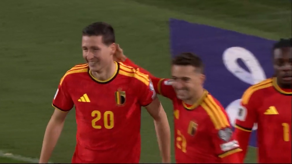 گل اول بلژیک به لیختن اشتاین (هانس واناکن)