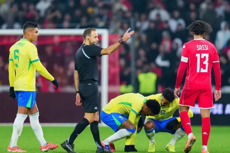 مدافع برزیلی رئال مادرید مصدوم شد