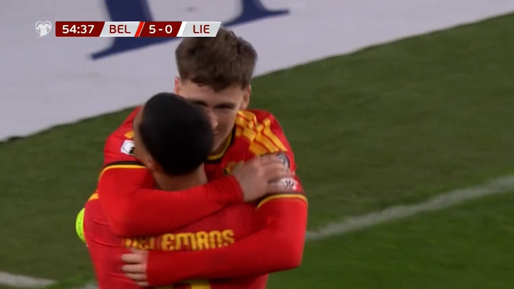 گل پنجم بلژیک به لیختن اشتاین (سلماکرز)