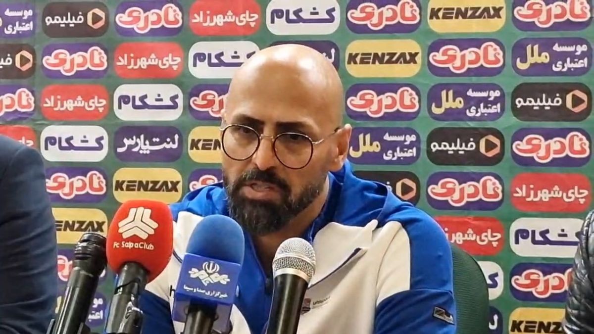صحبتهای حمید عبداللهی مربی نساجی بعد از دیدار مقابل سایپا