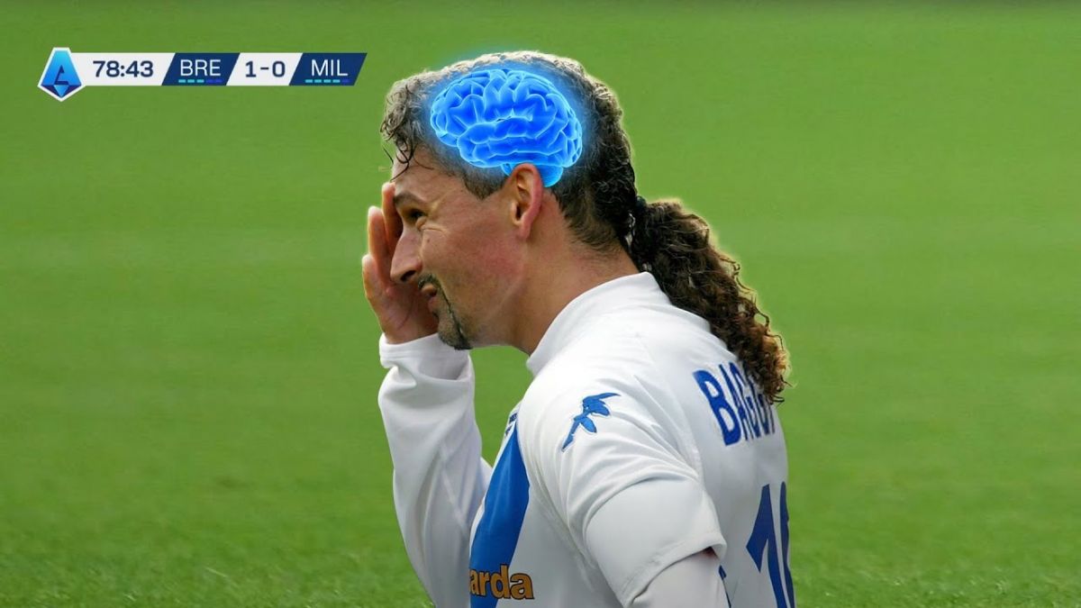 لخظات هوشمندانه روبرتو باجو در زمین فوتبال