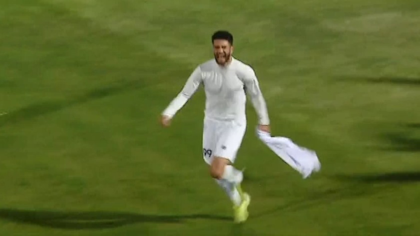 گل اول ملوان به آلومینیوم اراک (علیرضا رمضانی)