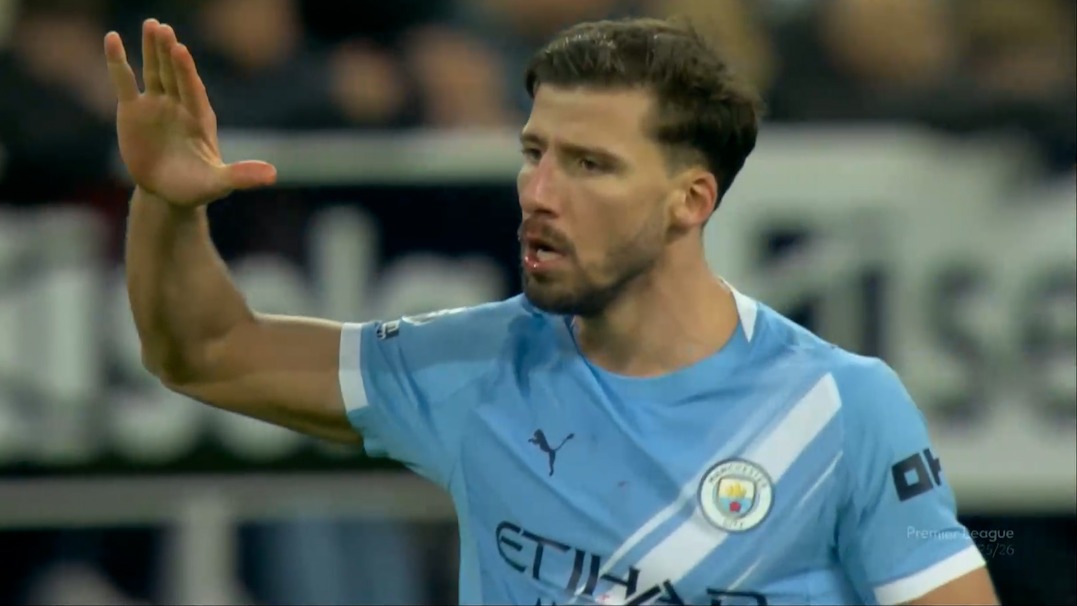 گل اول منچستر سیتی به نیوکاسل (روبن دیاز)