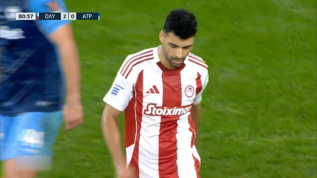 گل دوم المپیاکوس به آترومیتوس (مهدی طارمی)