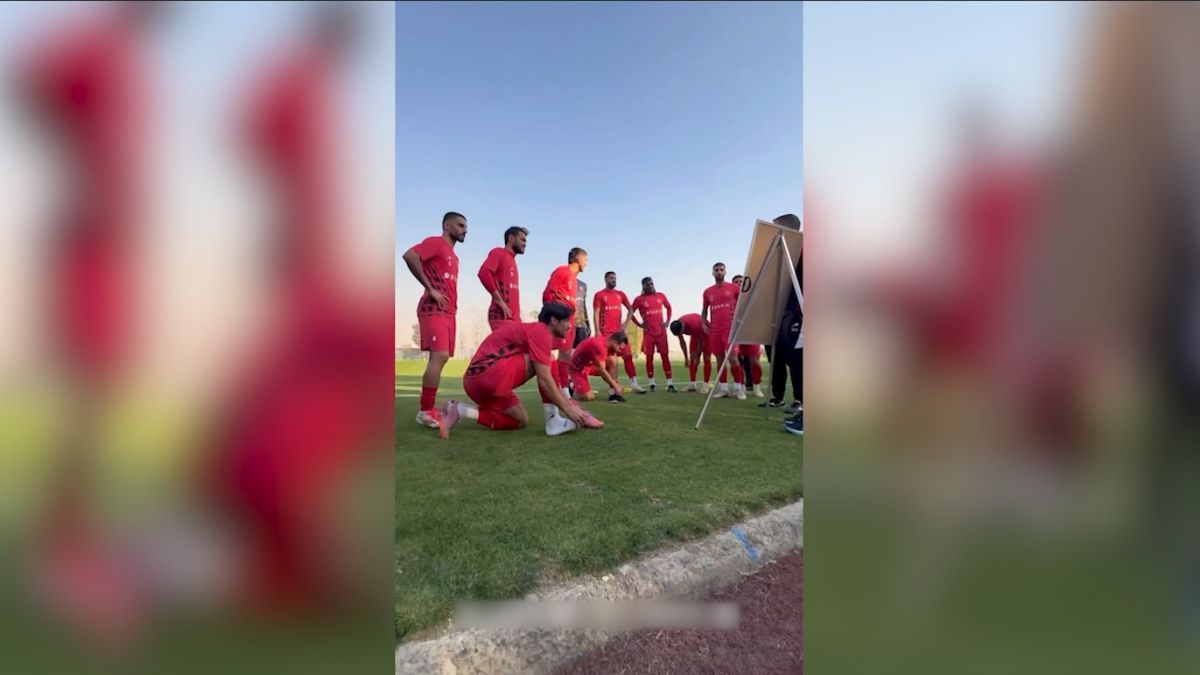 لحظاتی از بازی دوستانه پرسپولیس مقابل پالایش نفت بندرعباس