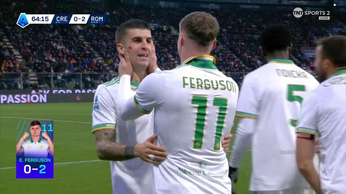 گل دوم رم به کرمونزه (ایوان فرگوسن)