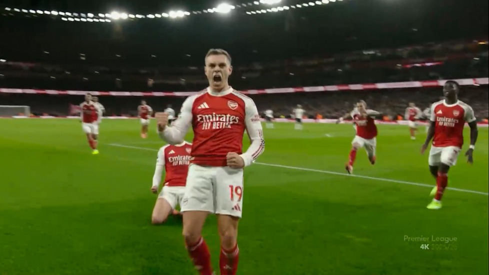 گل اول آرسنال به تاتنهام (تروسارد)