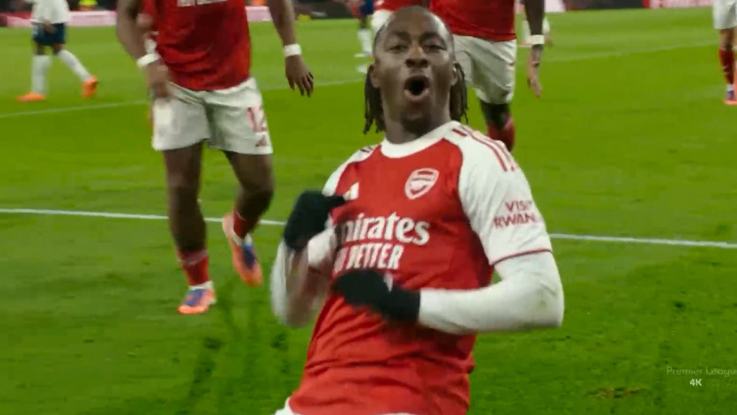 گل دوم آرسنال به تاتنهام (ابرچی ازه)