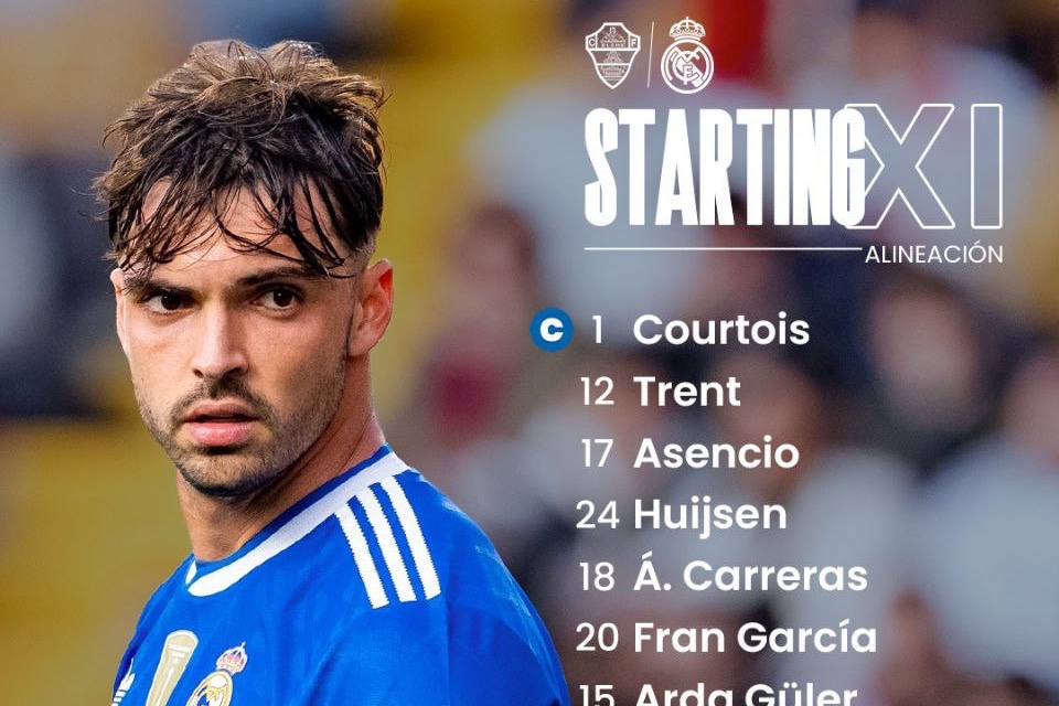 ترکیب رئال مادرید و الچه؛ نیمکت‌نشینی وینیسیوس