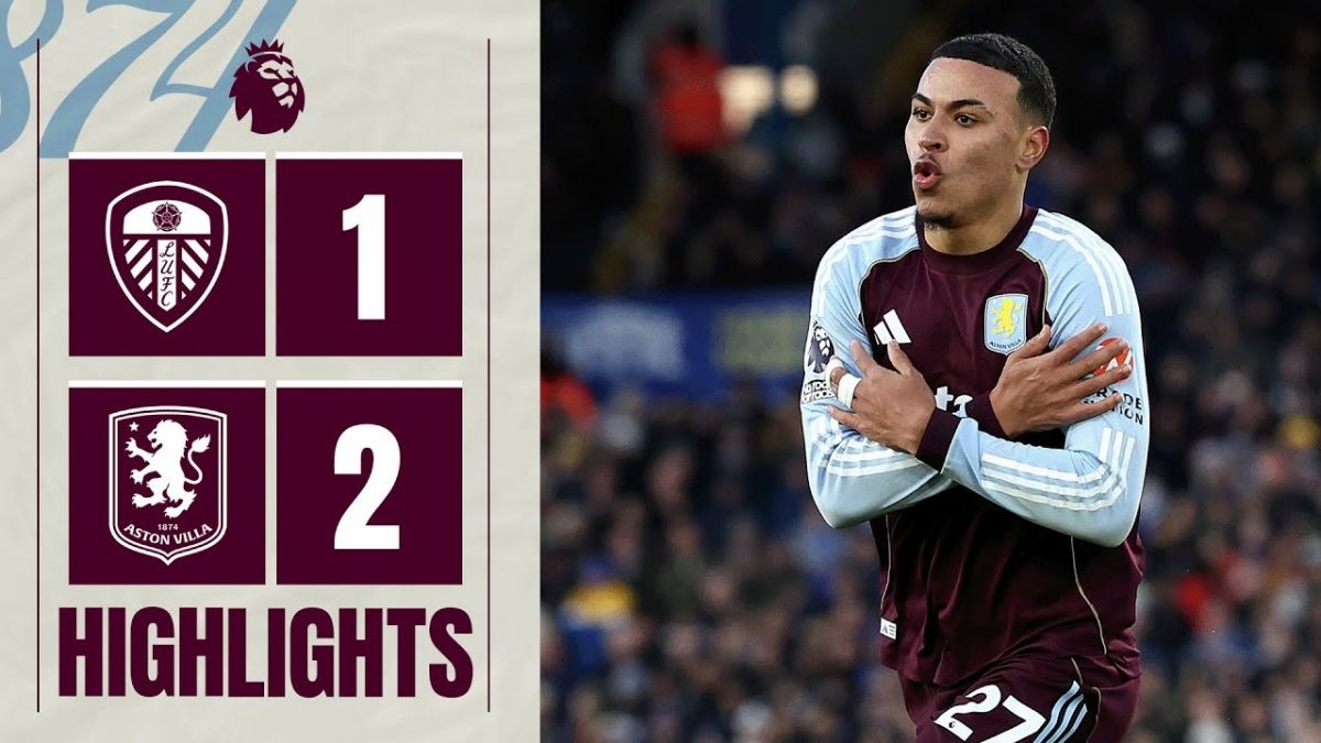 خلاصه بازی لیدزیونایتد 1-2 استون ویلا