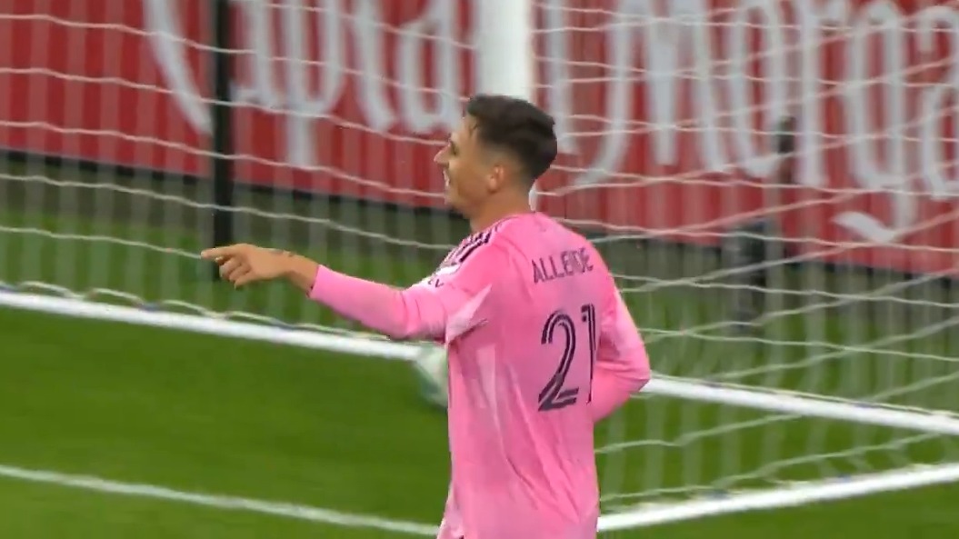 گل چهارم اینتر میامی به سینسیناتی (دبل آلنده با هت تریک پاس گل مسی)