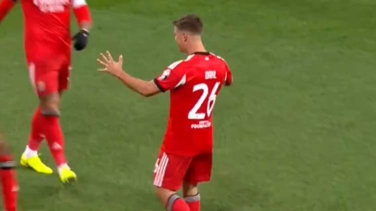 گل اول بنفیکا به آژاکس (ساموئل)