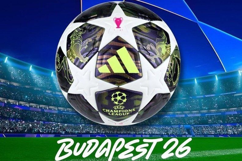 معرفی توپ ویژه فینال لیگ قهرمانان ۲۰۲۶ در بوداپست
