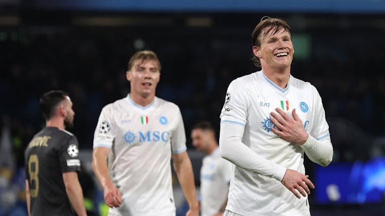 خلاصه بازی ناپولی 2-0 قره باغ