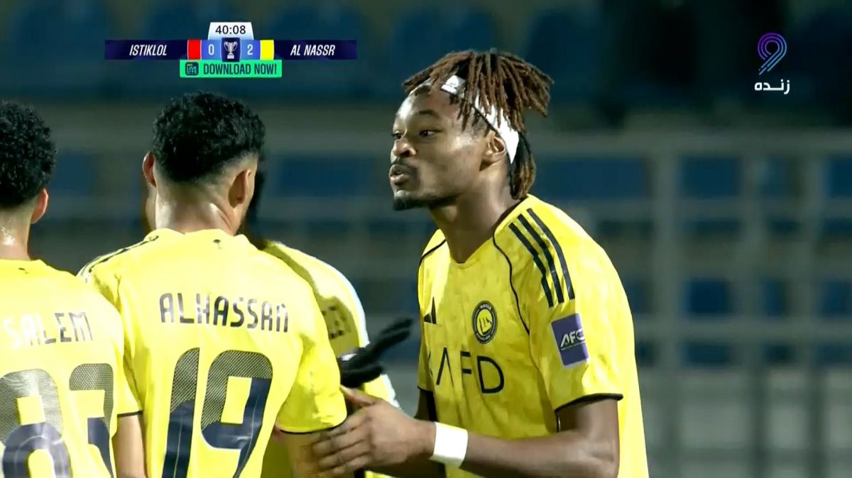 گل دوم النصر به استقلال تاجیکستان (سیماکان)