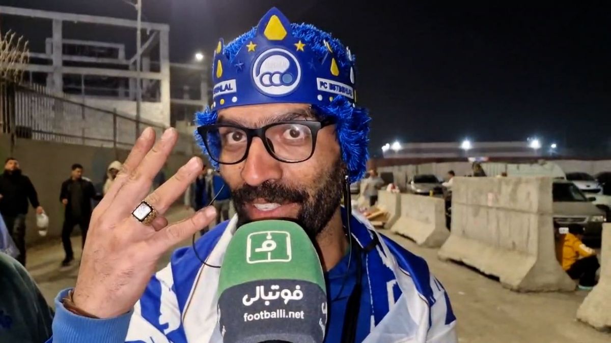 گفت و گو با هواداران استقلال قبل از بازی الوصل