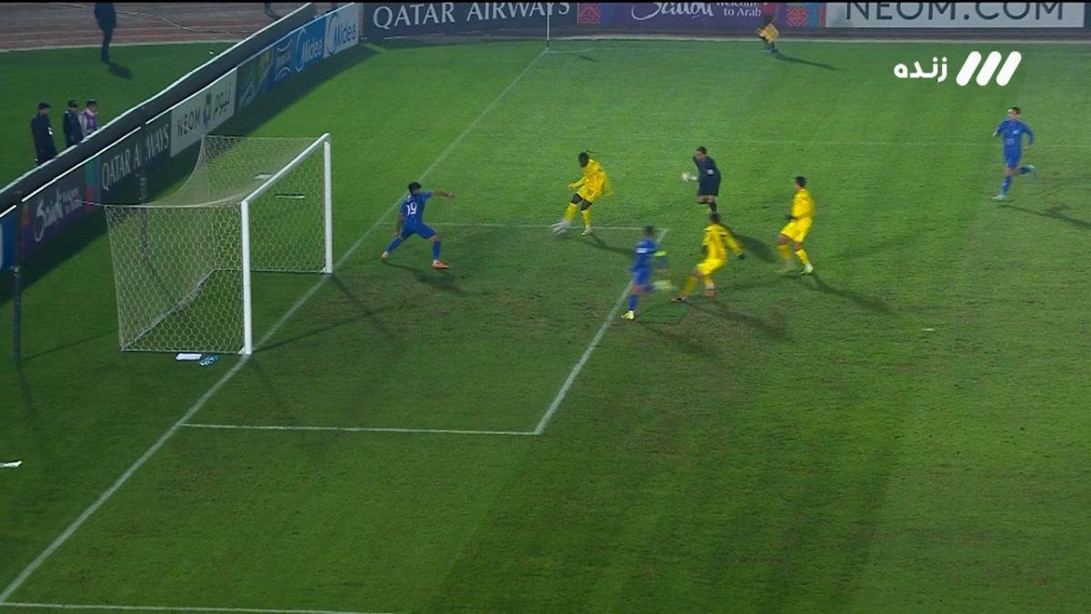 نجات دروازه باورنکردنی سامان فلاح مقابل الوصل