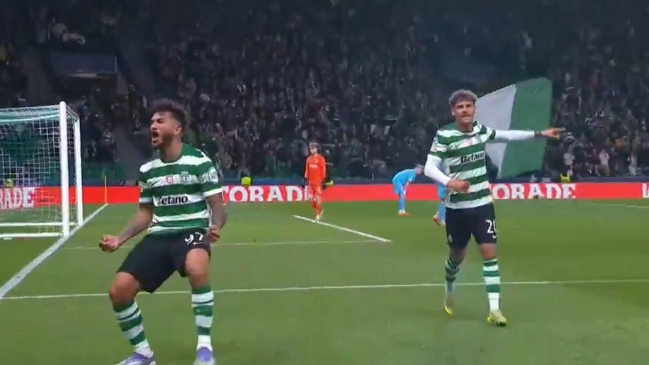 گل دوم اسپورتینگ به کلوب بروژ (لوئیس سوراس)