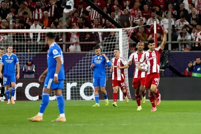 گزارش تصویری؛ المپیاکوس 3-4 رئال مادرید (لیگ قهرمانان اروپا)