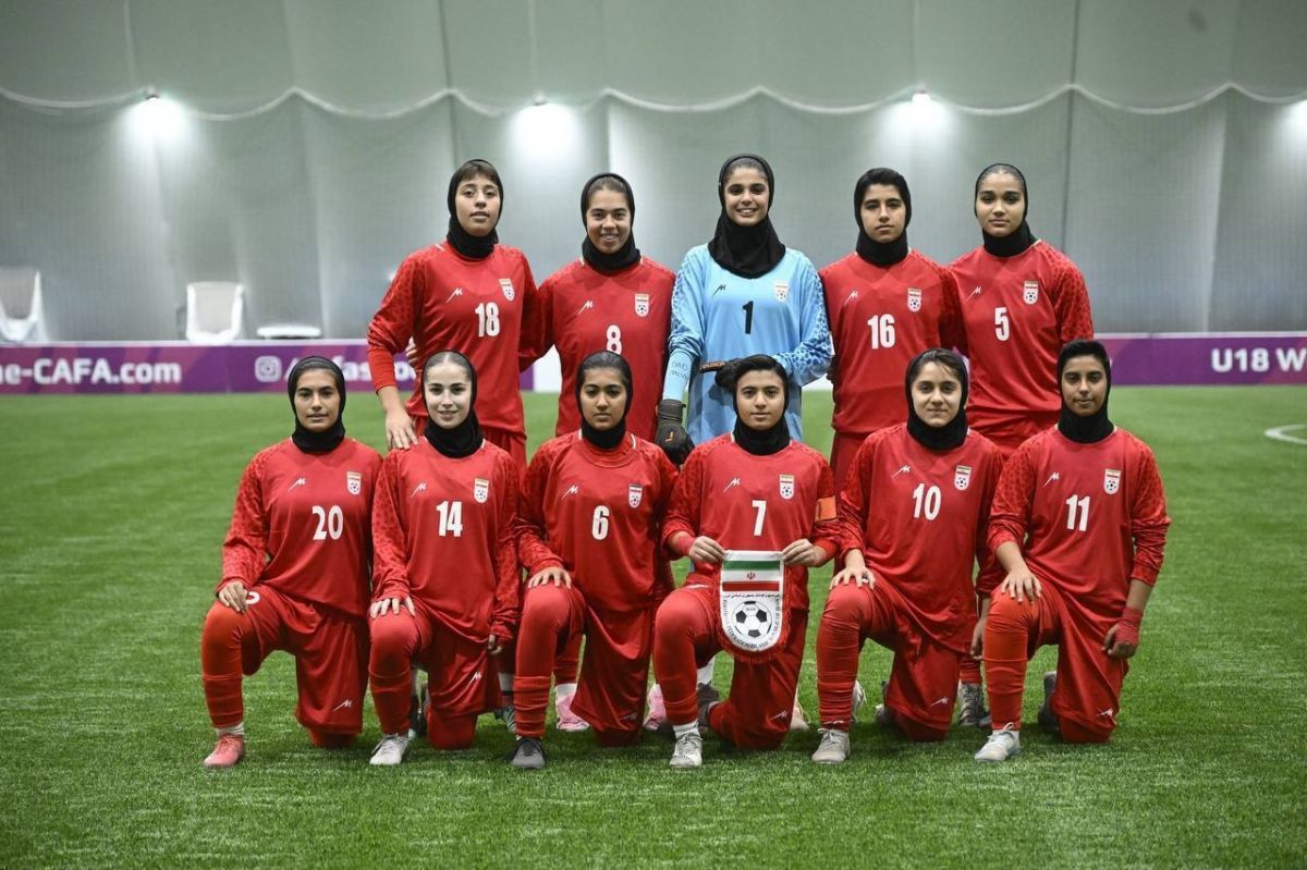 برد ایران برابر ترکمنستان در تورنمنت زیر 18 سال دختران کافا