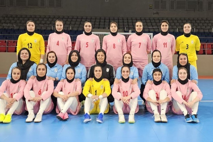 آخرین تمرین تیم ملی فوتسال بانوان پیش از جدال با ایتالیا برگزار شد
