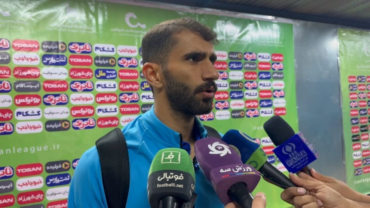 صحبت های فیاض میردورقی بازیکن استقلال خوزستان پس از شکست مقابل گل گهر