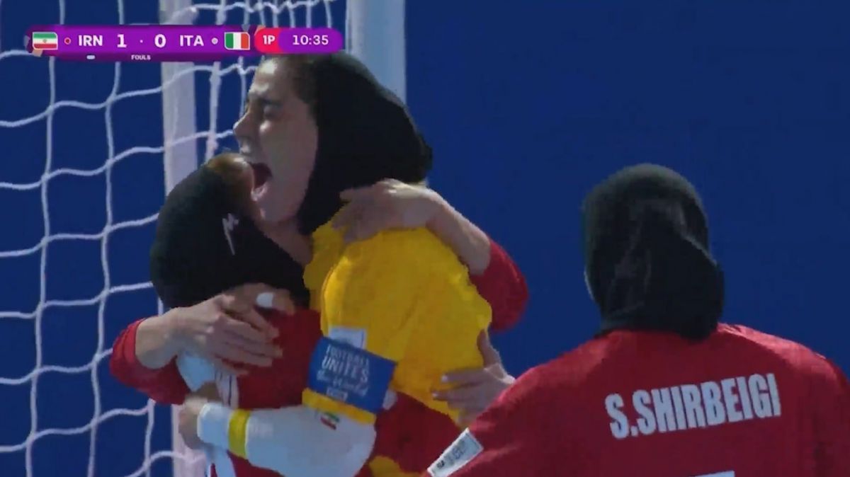 گل اول زنان ایران به زنان ایتالیا (الهام عنافجه)