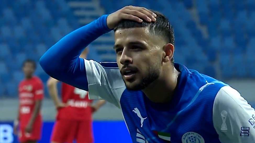 گل دوم النصر امارات به شباب الاهلی (دبل مهدی قایدی)