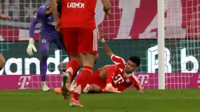 گل اول بایرن مونیخ به سن پائولی (گوئررو - پاس گل جالب دیاز)