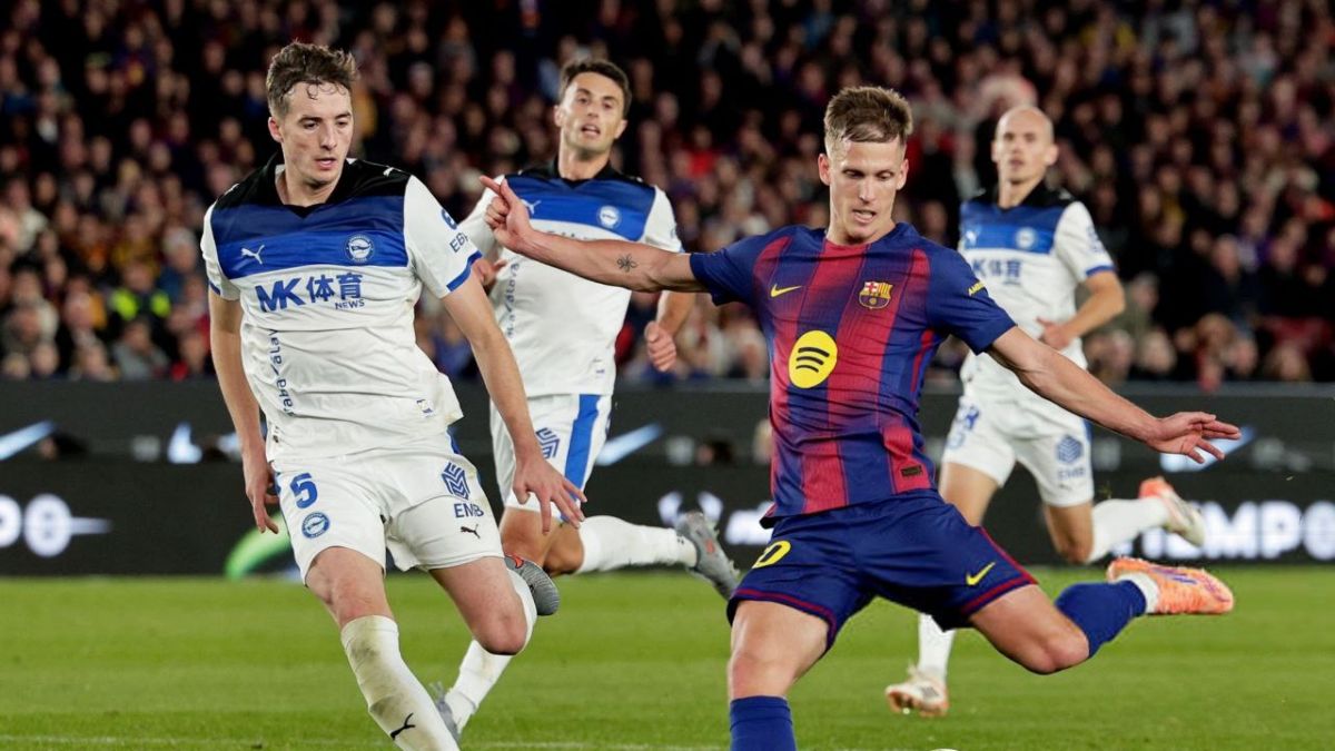 خلاصه بازی بارسلونا 3-1 آلاوز