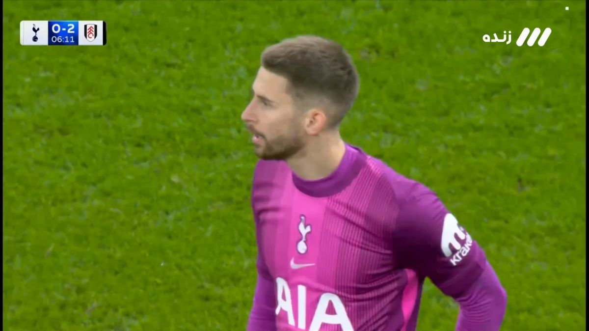 گل دوم فولام به تاتنهام (گل زیبای ویلسون روی اشتباه ویکاریو)