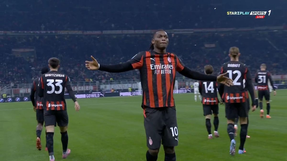 گل اول میلان به لاتزیو (رافائل لیائو)