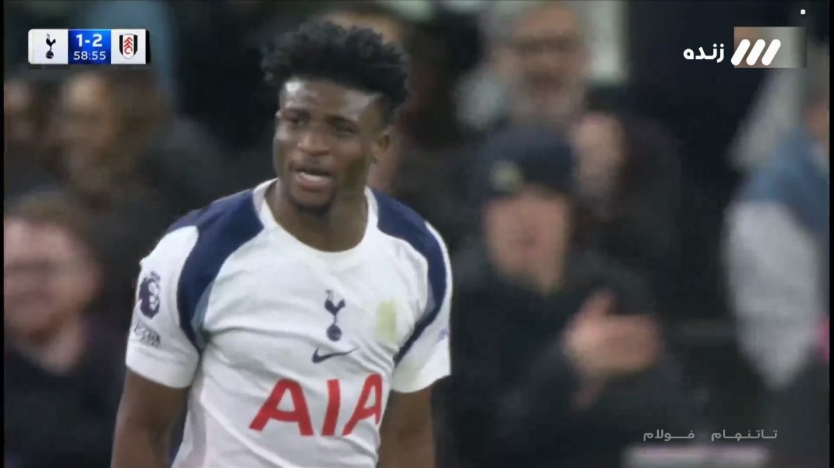 گل اول تاتنهام به فولام (محمد کودوس)