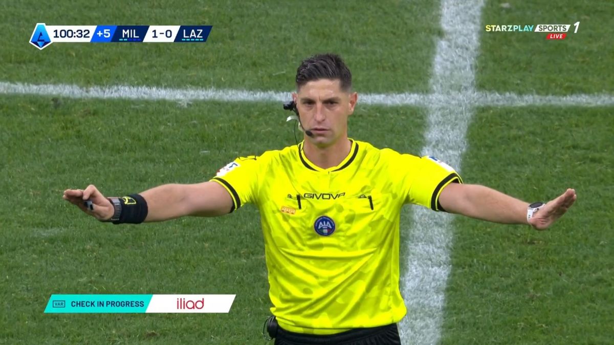 حواشی جنجالی در دقایق پایانی بازی میلان و لاتزیو