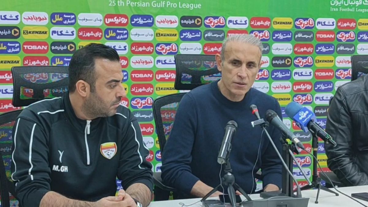 یحیی گل محمدی: تیم برتر میدان بودیم، چمن بد بود، نعمتی بازیکن مهم فولاد است