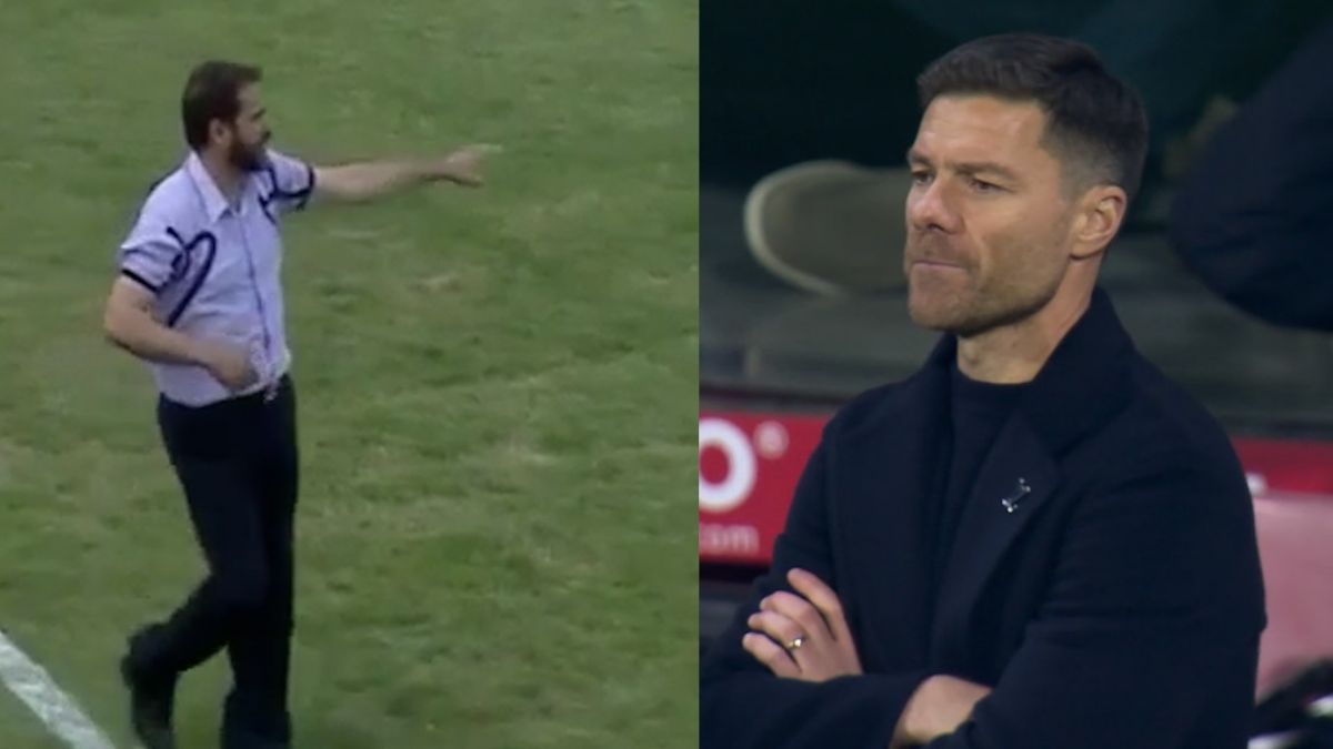 فان/ ژابی آلونسو بین دو نیمه بازی رئال - خیرونا