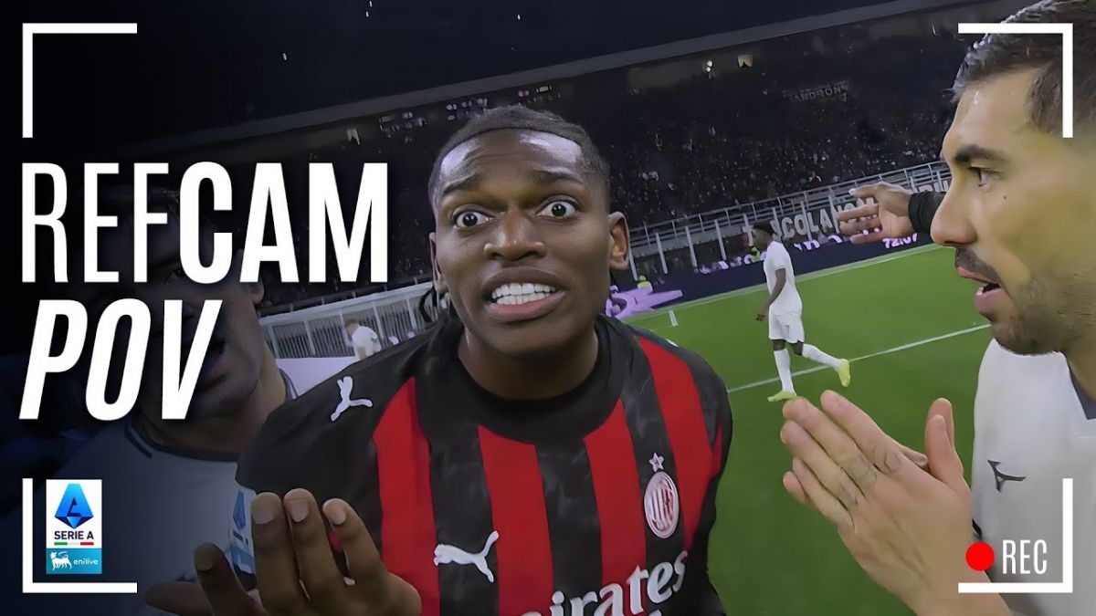 دیدار جنجالی میلان و لاتزیو از زاویه دوربین داور