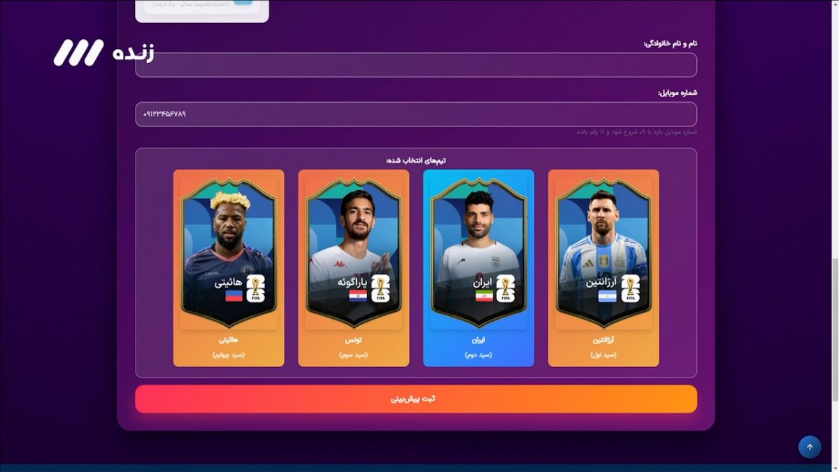 پیش بینی بیک زاده و کامیابی نیا از گروه ایران در جام جهانی ۲۰۲۶