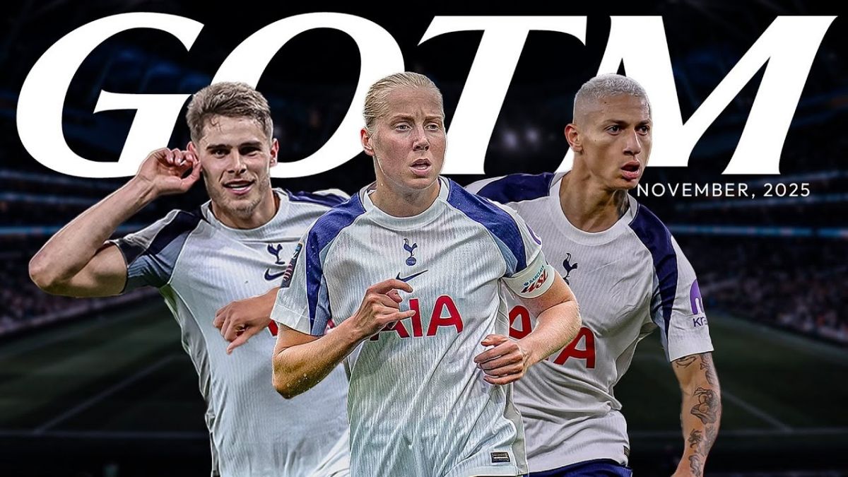 گلهای برتر تاتنهام در ماه نوامبر 2025 (بهترین گل سال را ببینید)