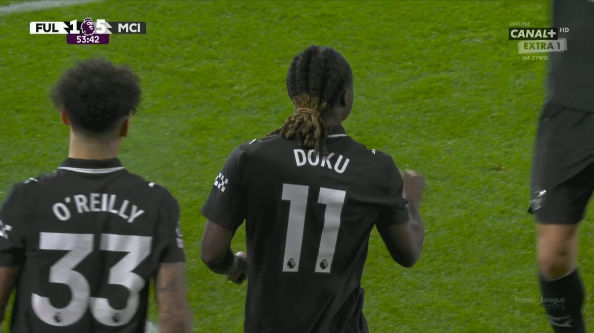 گل پنجم منچستر سیتی به فولام (جرمی دوکو)